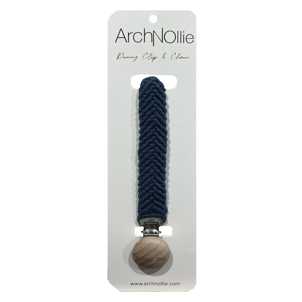 Herringbone Dummy Clip - Navy
