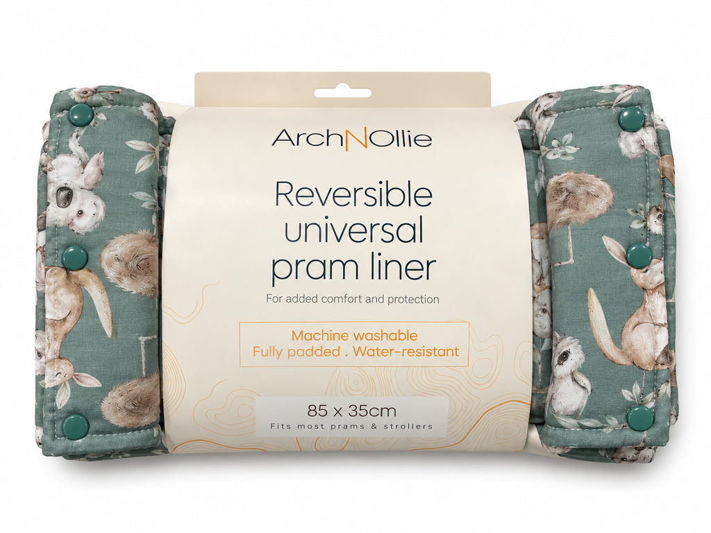 Australian Animal Reversible Pram Liner