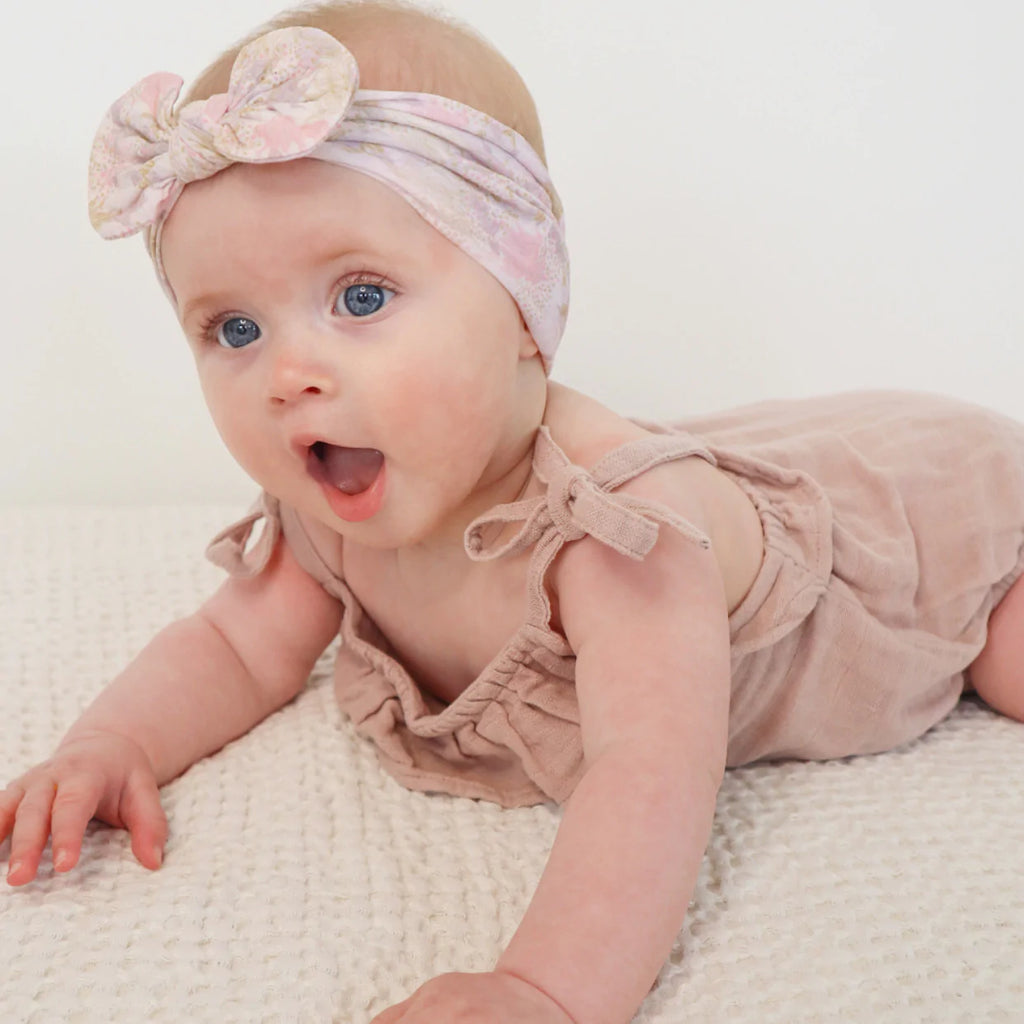 Coral Stretch Top Knot Coral & Emily Stretch Top Knot