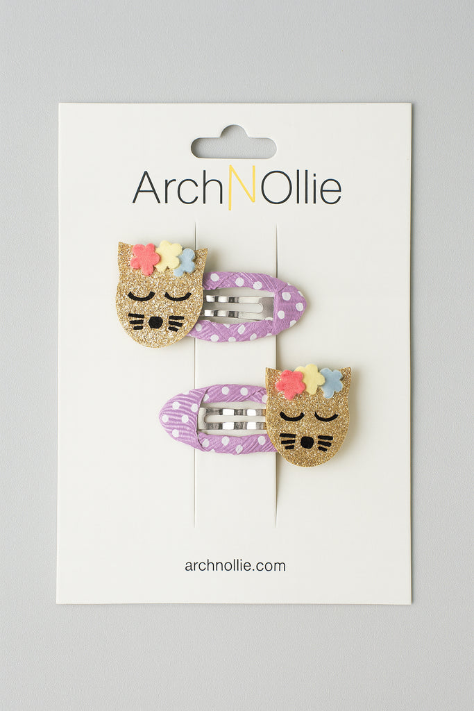 Glitter Cat Hair Snaps