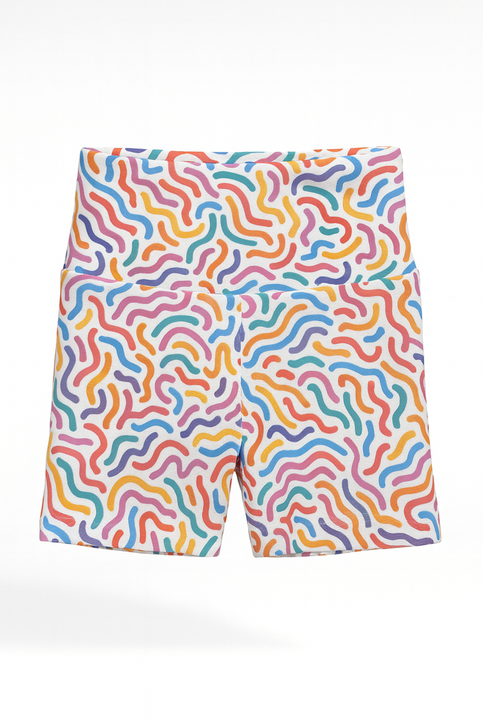 Mr. Squiggle Activewear Bike Shorts