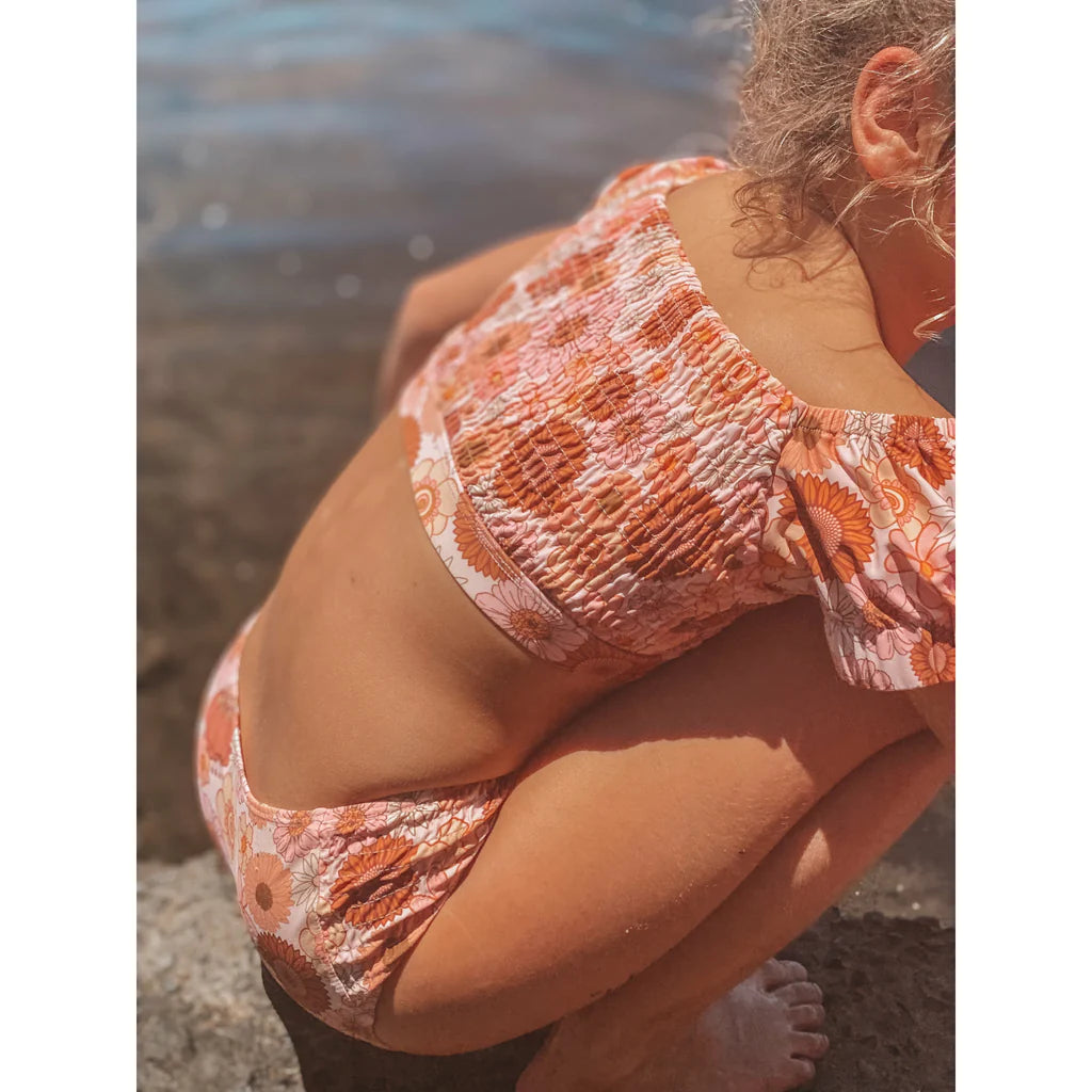 Bardot Bubble Sleeved Bikini