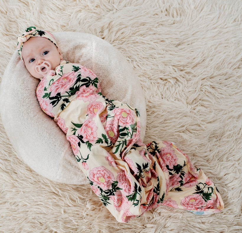 Ava Jersey Gift Set Swaddle with accessories Ava Jersey Set