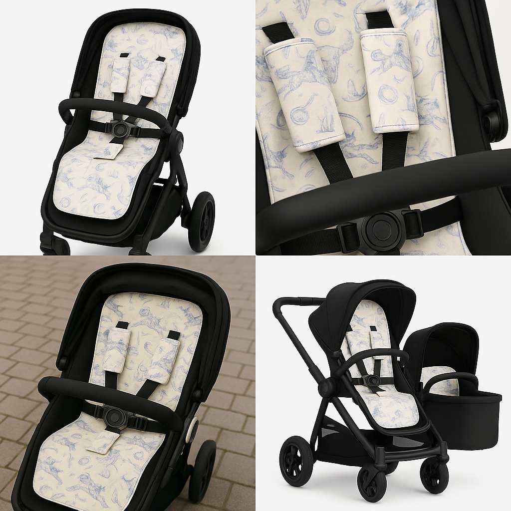 Universal Pram Liner - Rodeo Cowboy