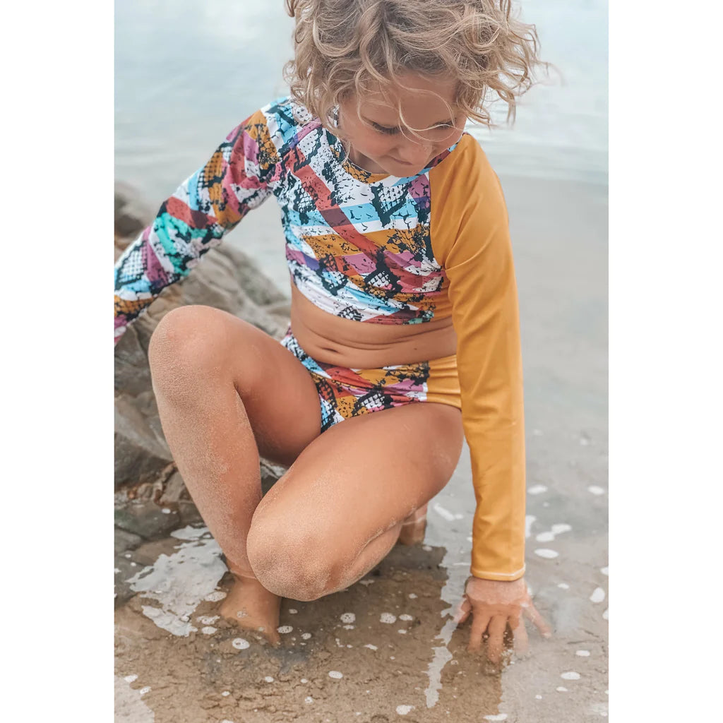 Snake Cheater Reversible LS Bikini