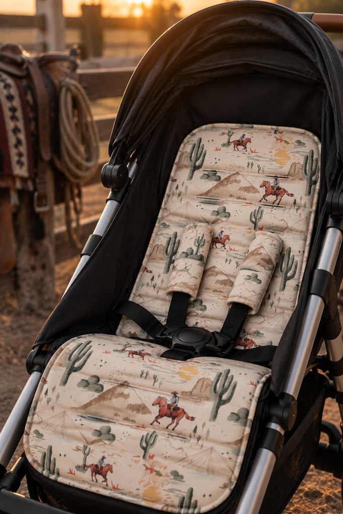 Wild West Reversible Pram Liner