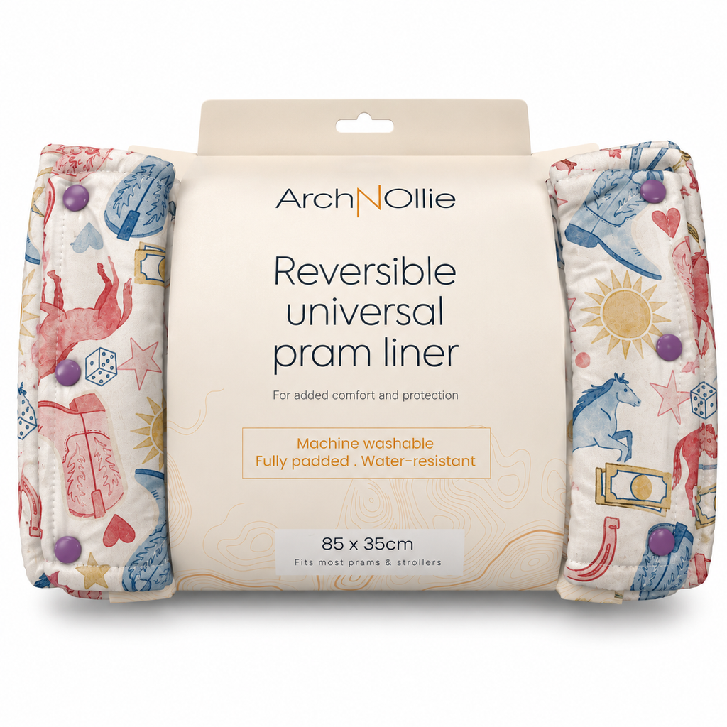 Pink Pony Club Reversible Pram Liner