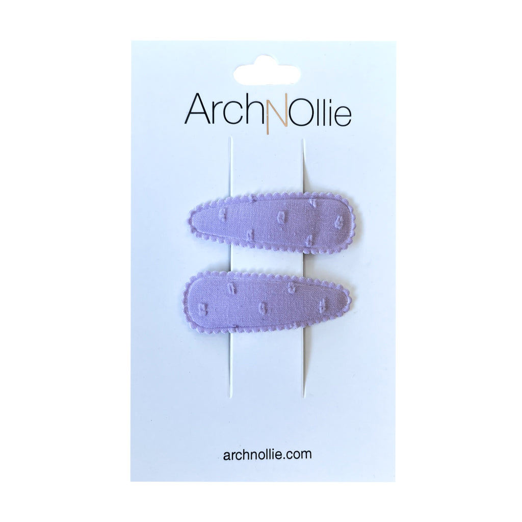 Broderie Anglaise Twin Pack - Lavender