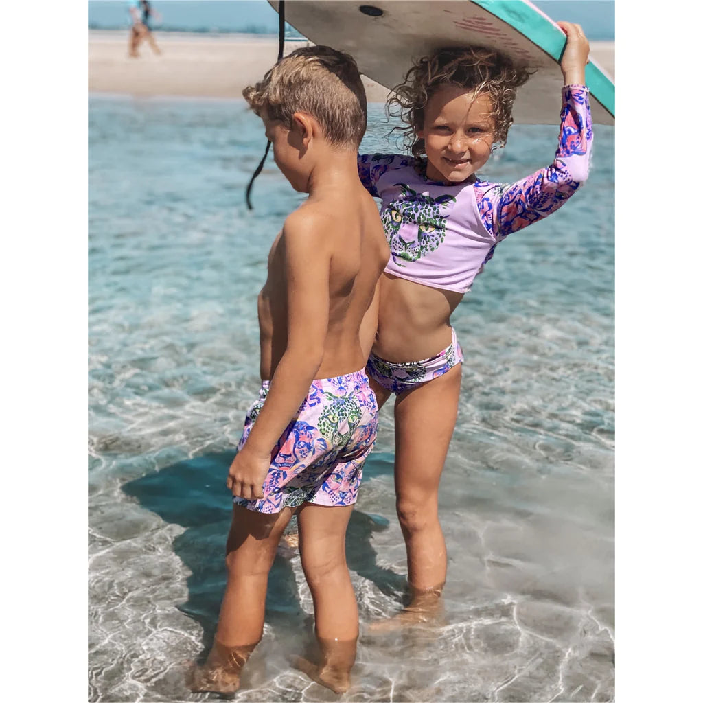 Snake Cheater Reversible LS Bikini