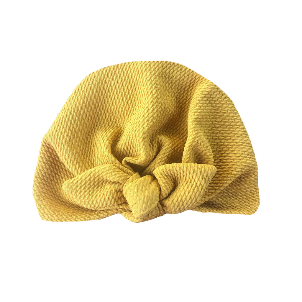 Rippled Bow Turban - Multiple colours