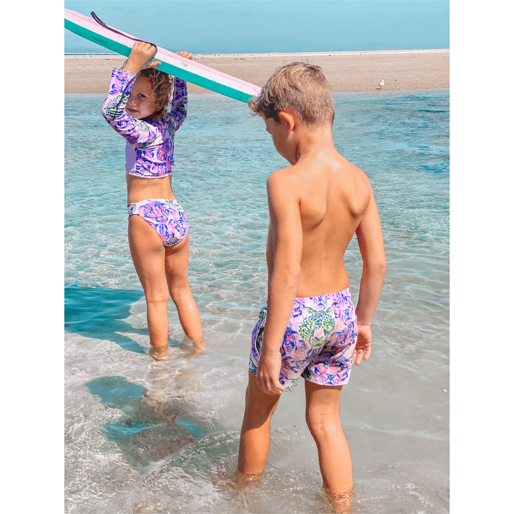 Snake Cheater Reversible LS Bikini