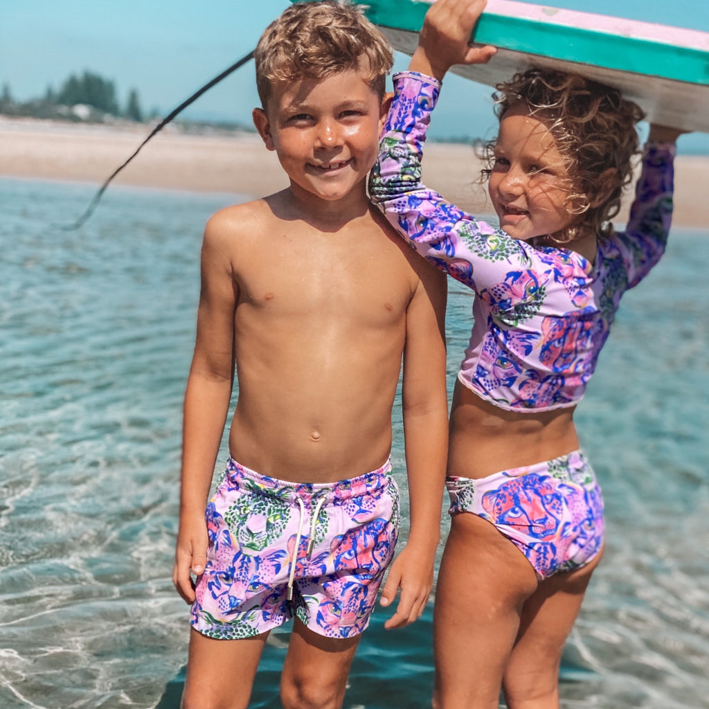 Snake Cheater Reversible LS Bikini