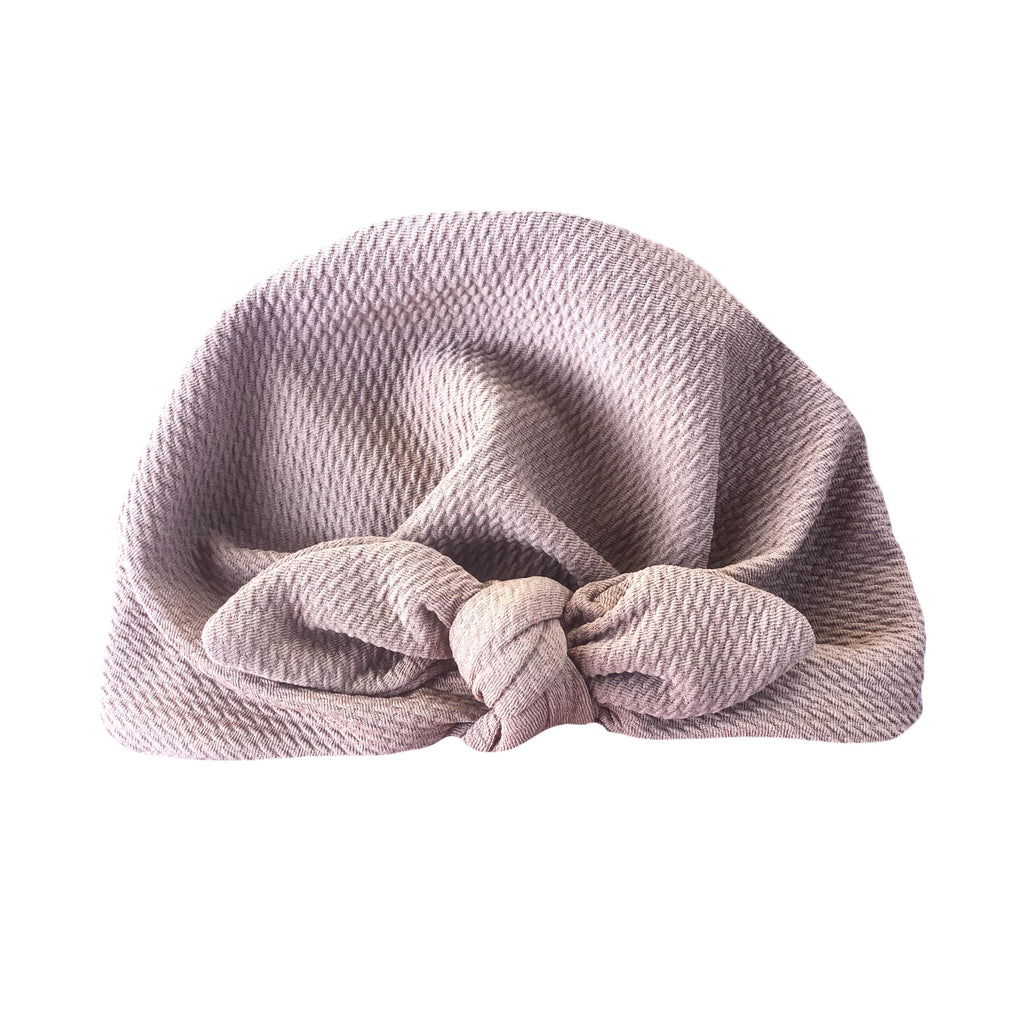 Rippled Bow Turban - Multiple colours