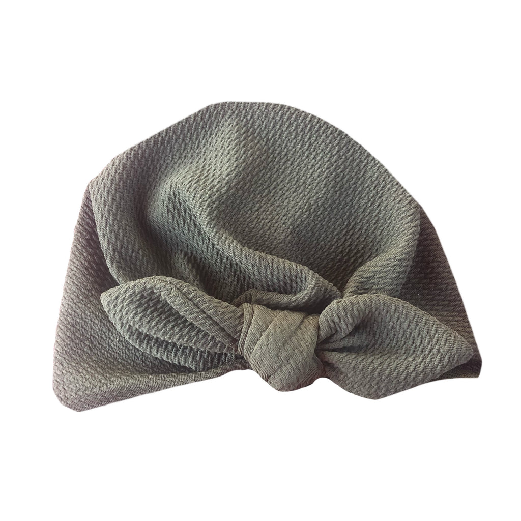 Rippled Bow Turban - Multiple colours