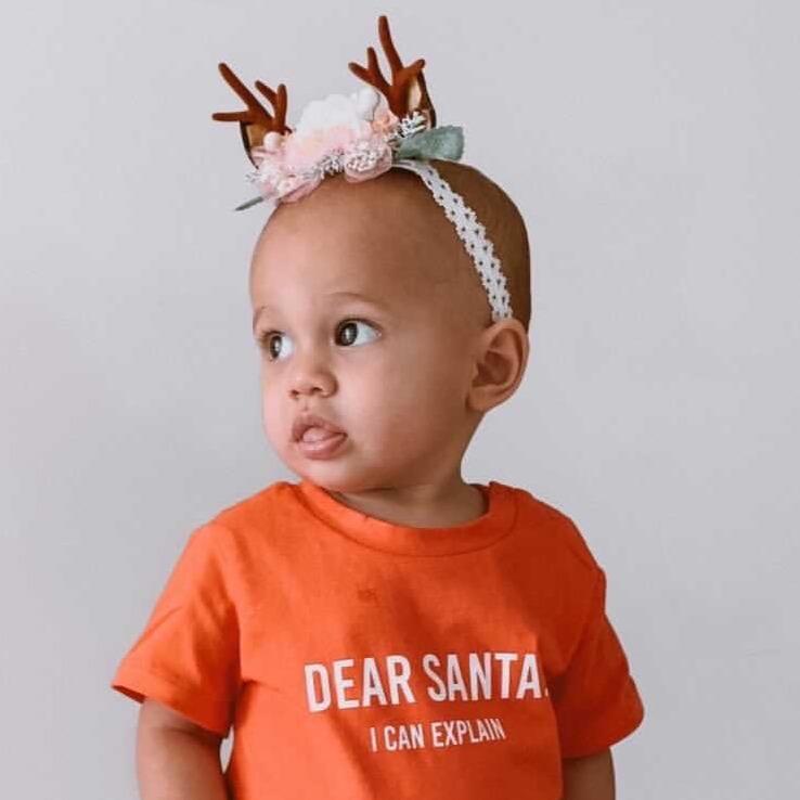 Sherbet Reindeer Blossom Elastic