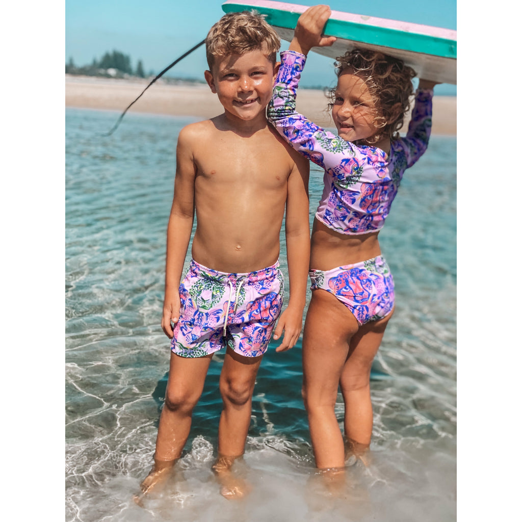 Snake Cheater Reversible LS Bikini