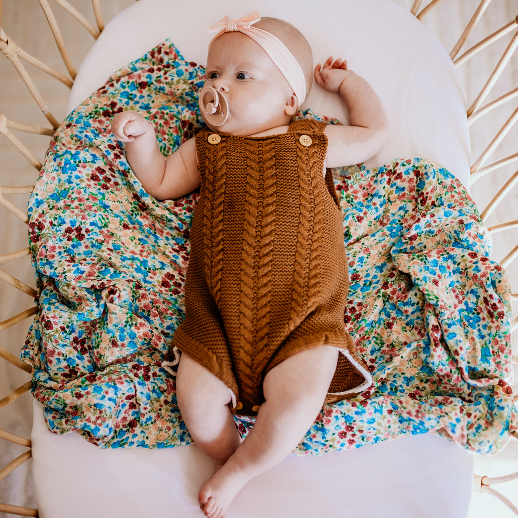 Keely Organic Cotton Swaddle