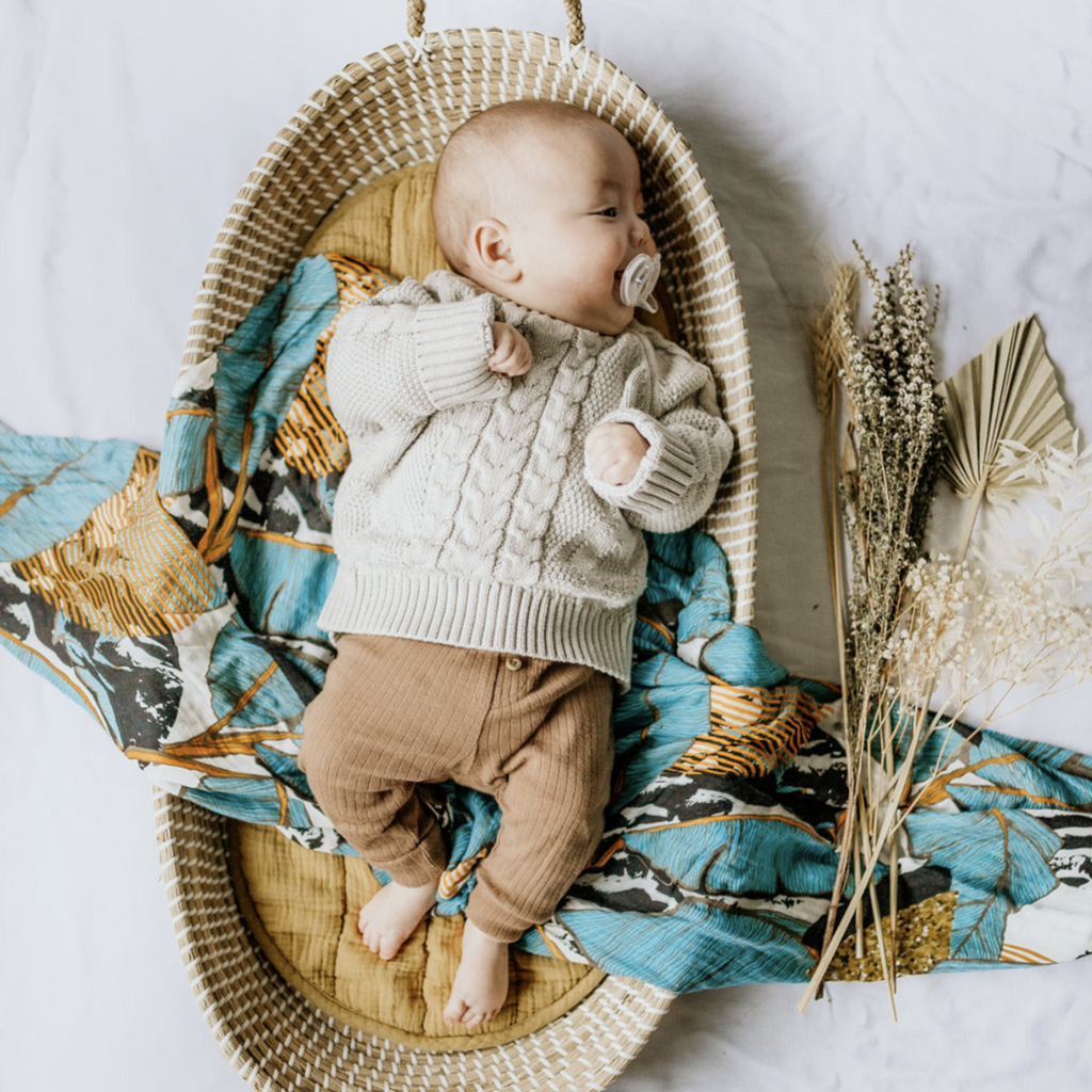 Havana Blue Swaddle