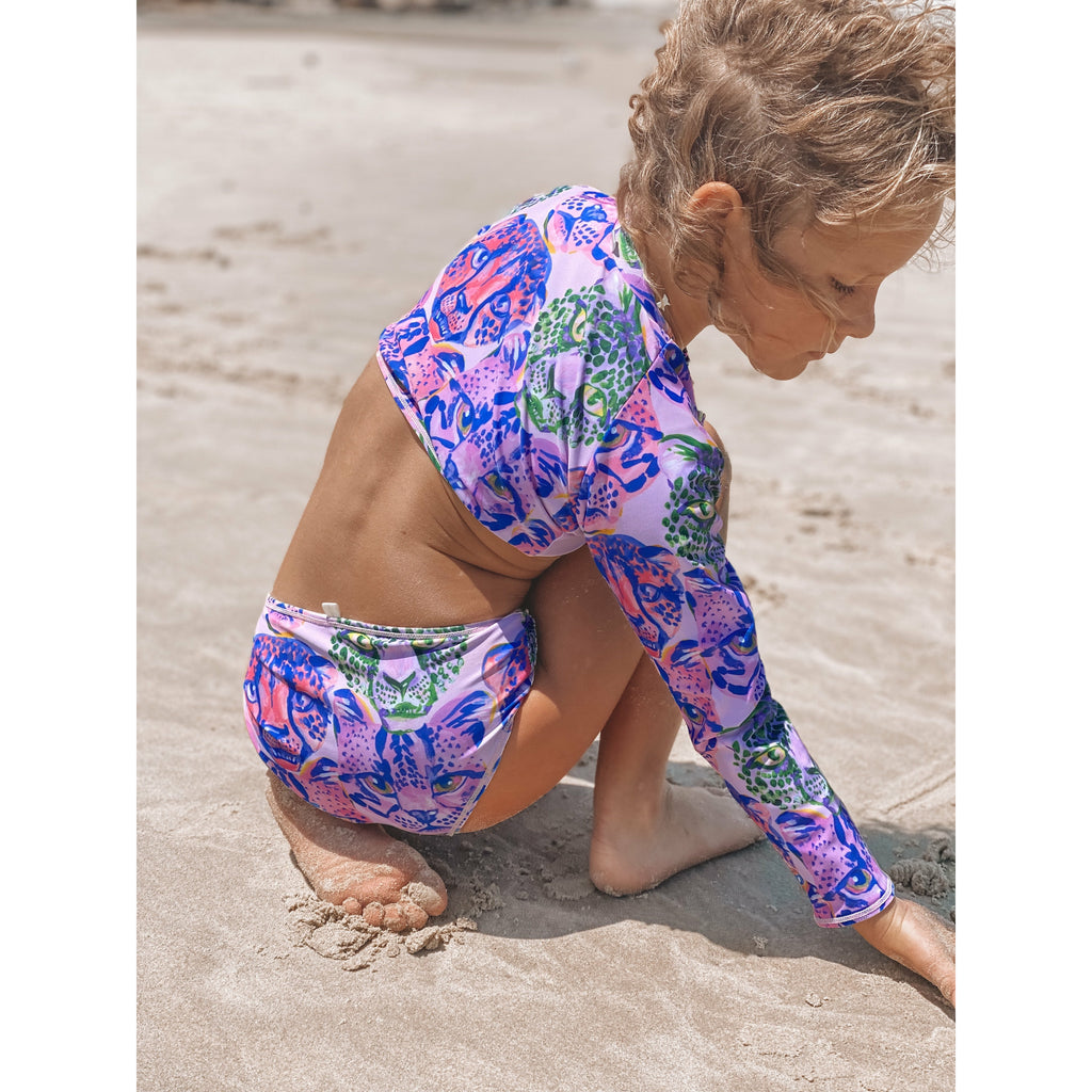 Snake Cheater Reversible LS Bikini