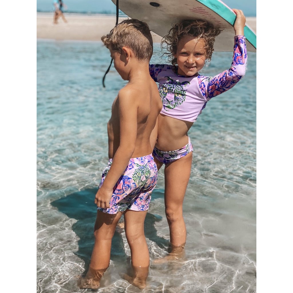 Snake Cheater Reversible LS Bikini