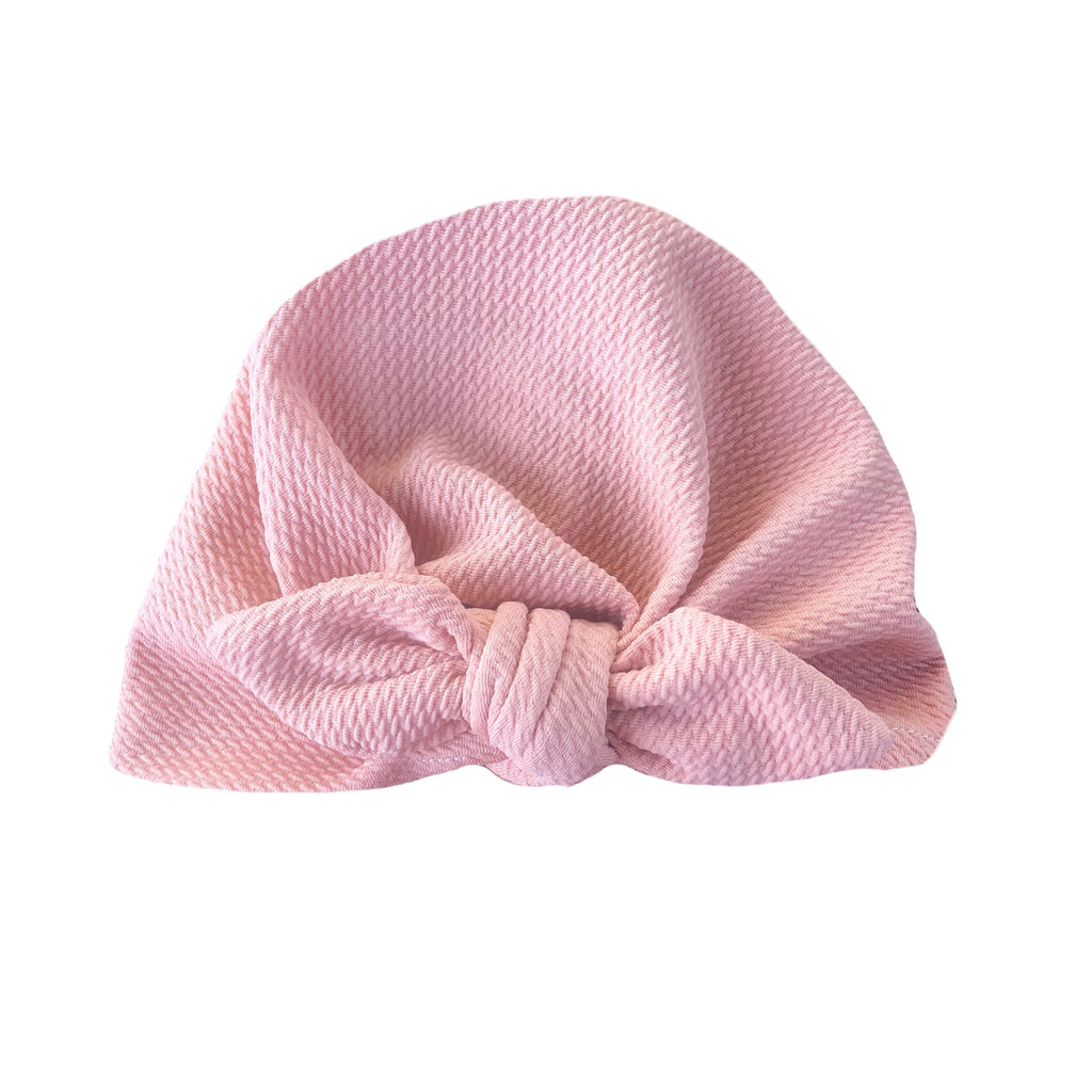 Rippled Bow Turban - Multiple colours