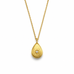 18K Gold Plated Necklace - Tear Drop