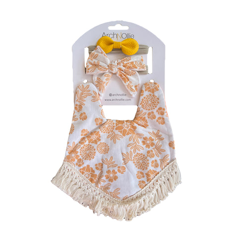 Bib & Bow Set - Greta