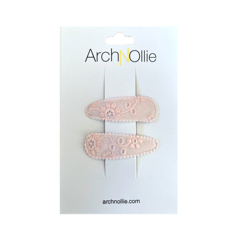Broderie Anglaise Twin Pack - Pink