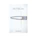 Academy Silver glitter clip