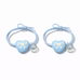 Bobble Bands Heart Bows - Blue