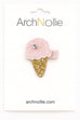 Glitter Ice Cream Hair Clips – Single Clip