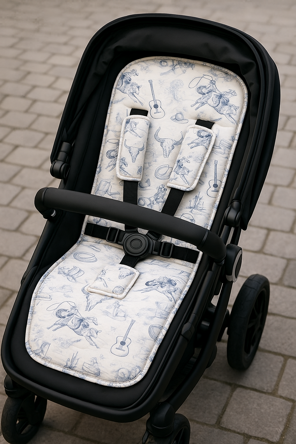 Universal Pram Liner - Rodeo Cowboy