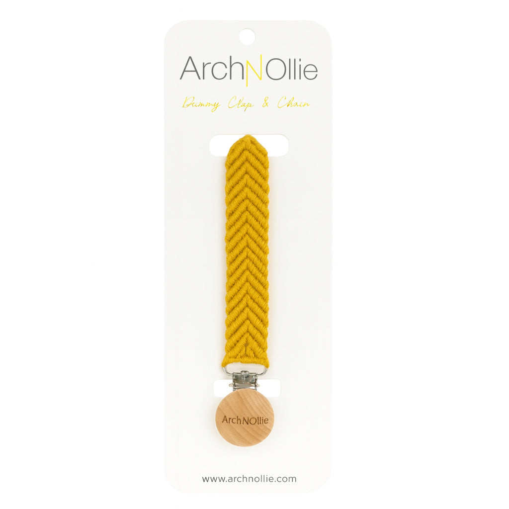 Herringbone Mustard - Dummy Clip