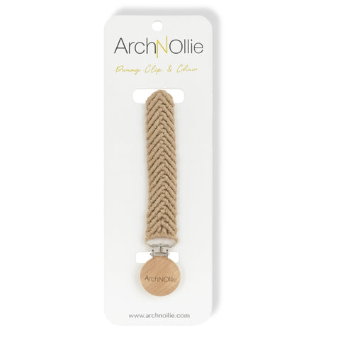 Herringbone Tan - Dummy Clip