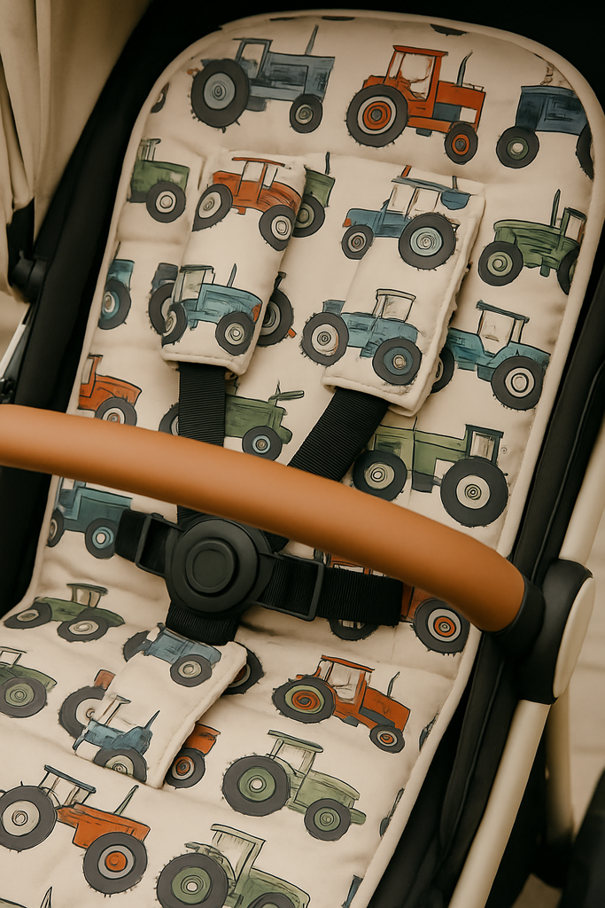 Universal Pram Liner - Reversible At The Farm