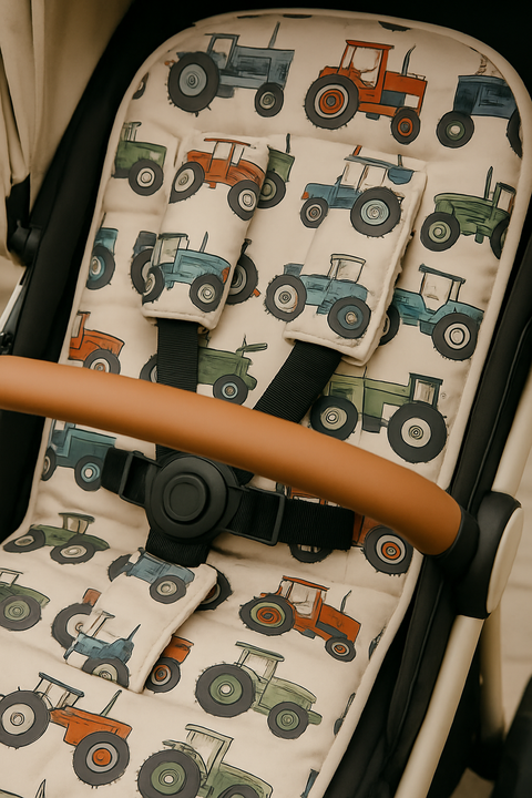 Universal Pram Liner - Reversible At The Farm