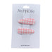 Coco Snaps Twin Pack - Pink Gingham