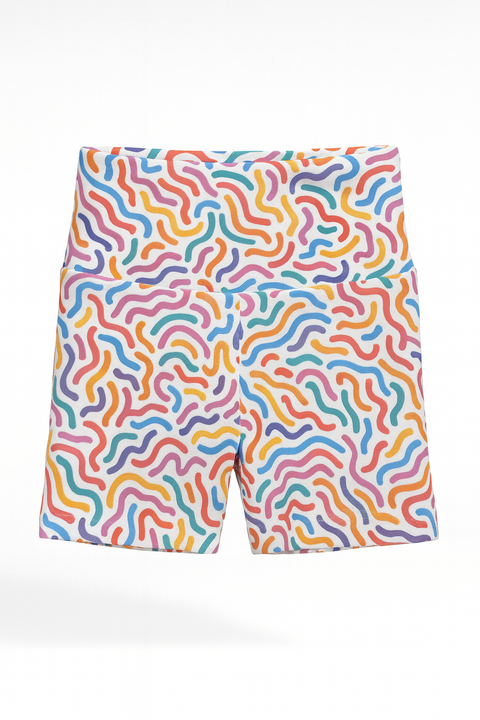 Mr. Squiggle Activewear Bike Shorts