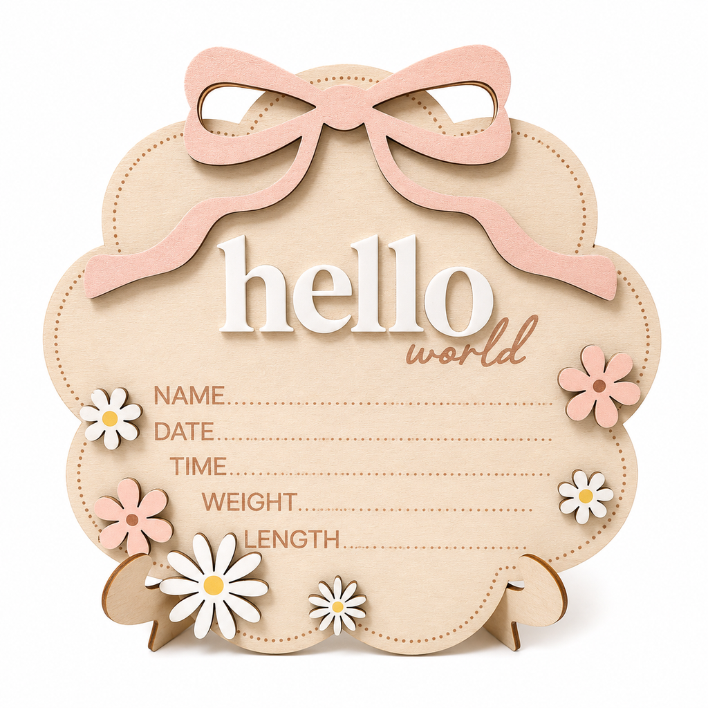 Hello World Bow on stand