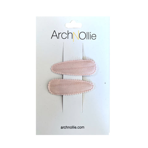Coco Snaps Twin Pack - Plain Pink
