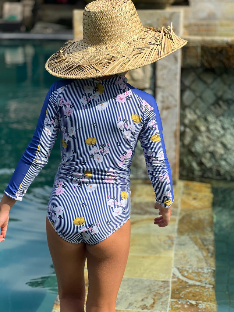 Falling Pansy Reversible One Piece