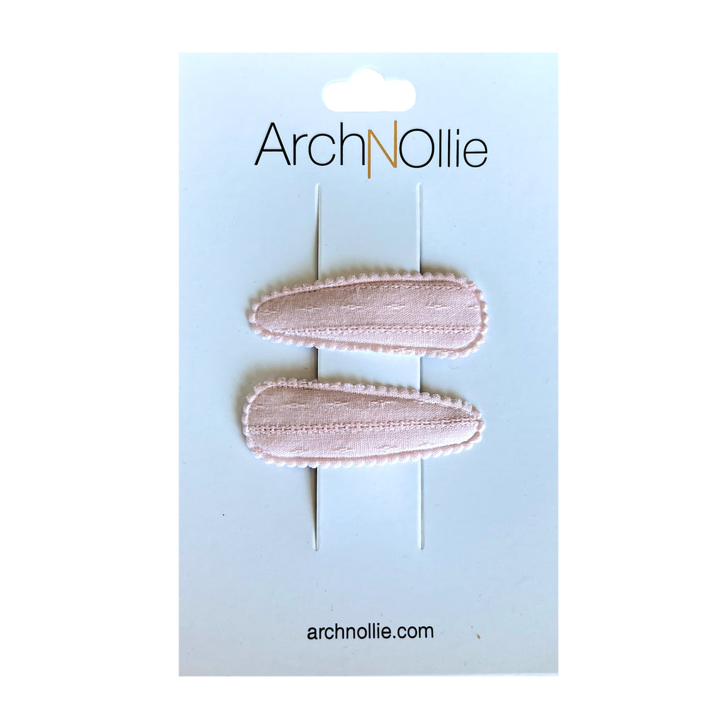 Broderie Anglaise Twin Pack - Pink stripe