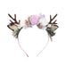 Sherbet Reindeer Blossom Headband