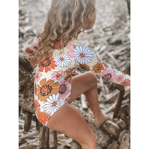 Woodstock - Single sided long sleeved swimsuit