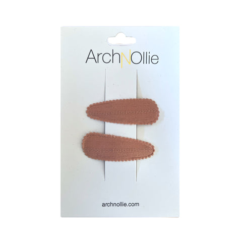 Coco Snaps Twin Pack - Plain Terracotta