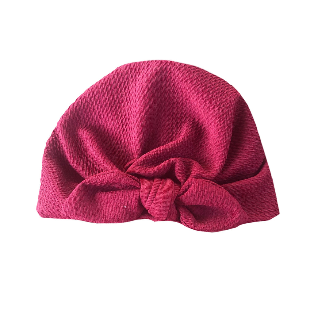 Rippled Bow Turban - Multiple colours